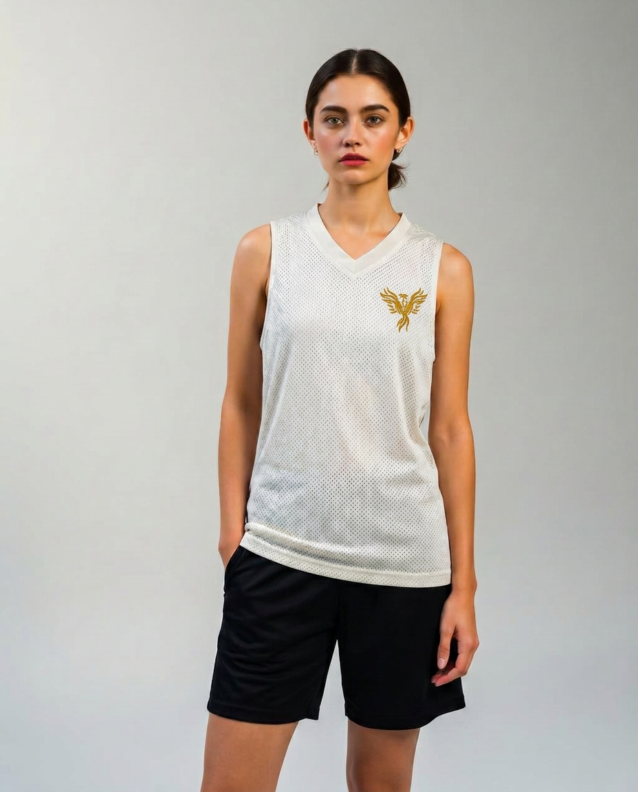 Recycled unisex basketball jersey